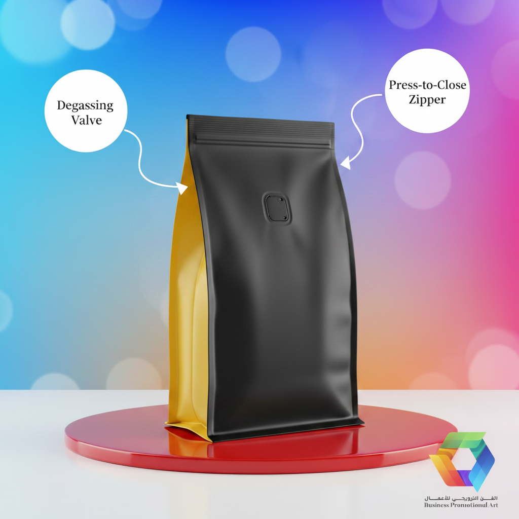 Black Bag Yellow Gussets - BPA Theme