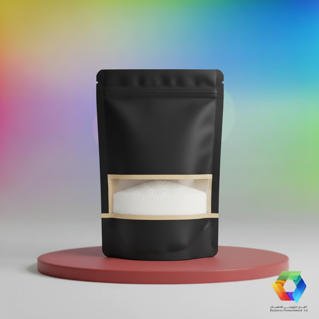 Black Doypack White Powder - BPA Theme