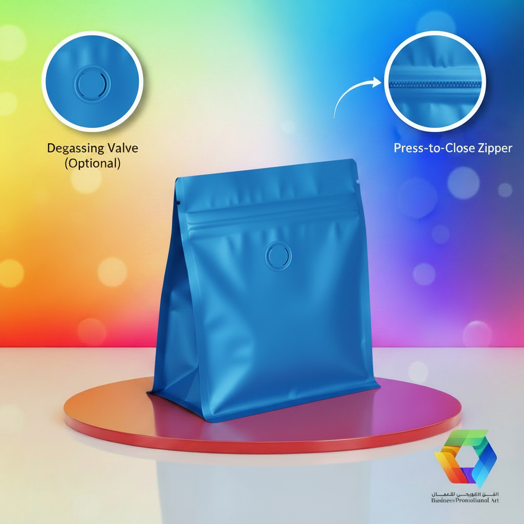 Blue Mini Pouch - Both Circles Blue