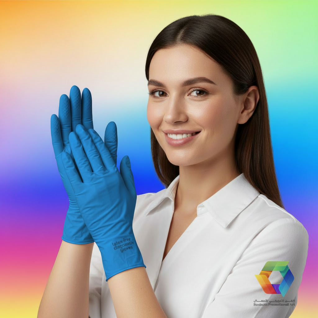 Blue Nitrile Gloves - BPA Theme
