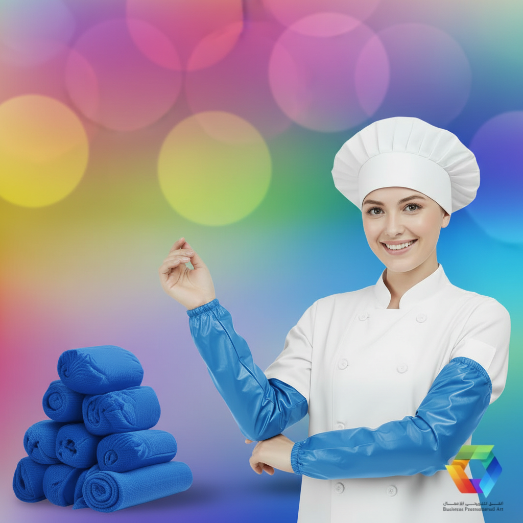 Blue PE Sleeve Covers