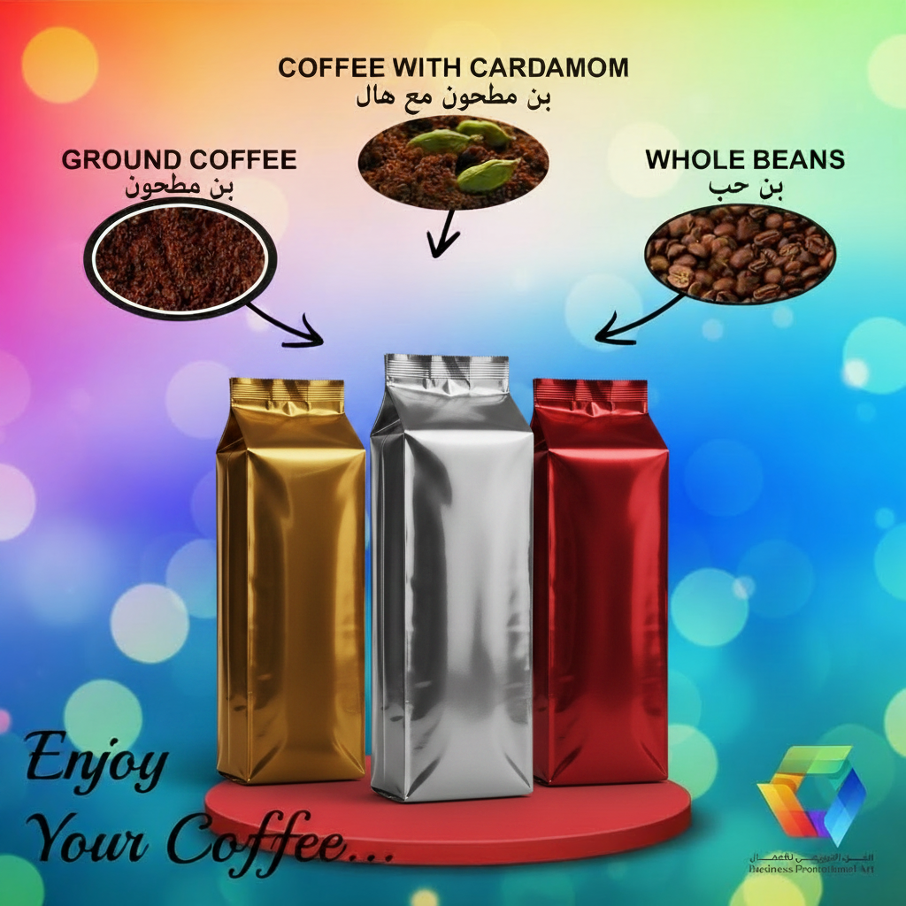 Coffee - Premium Gold Silver Red Trio