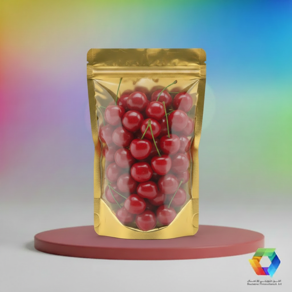 Gold Doypack Cherries - BPA Theme