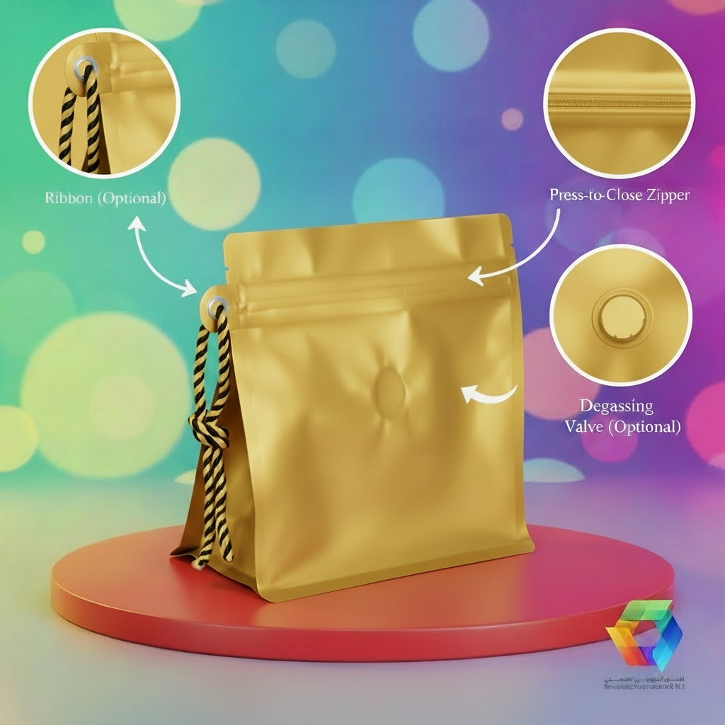 Gold Ribbon Pouch - BPA Theme