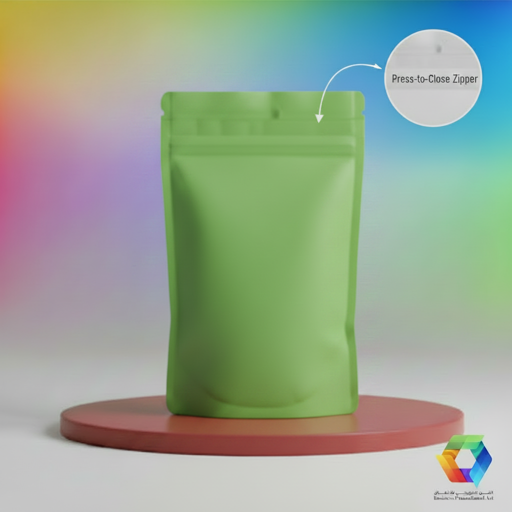 Green Doypack - Zipper Callout