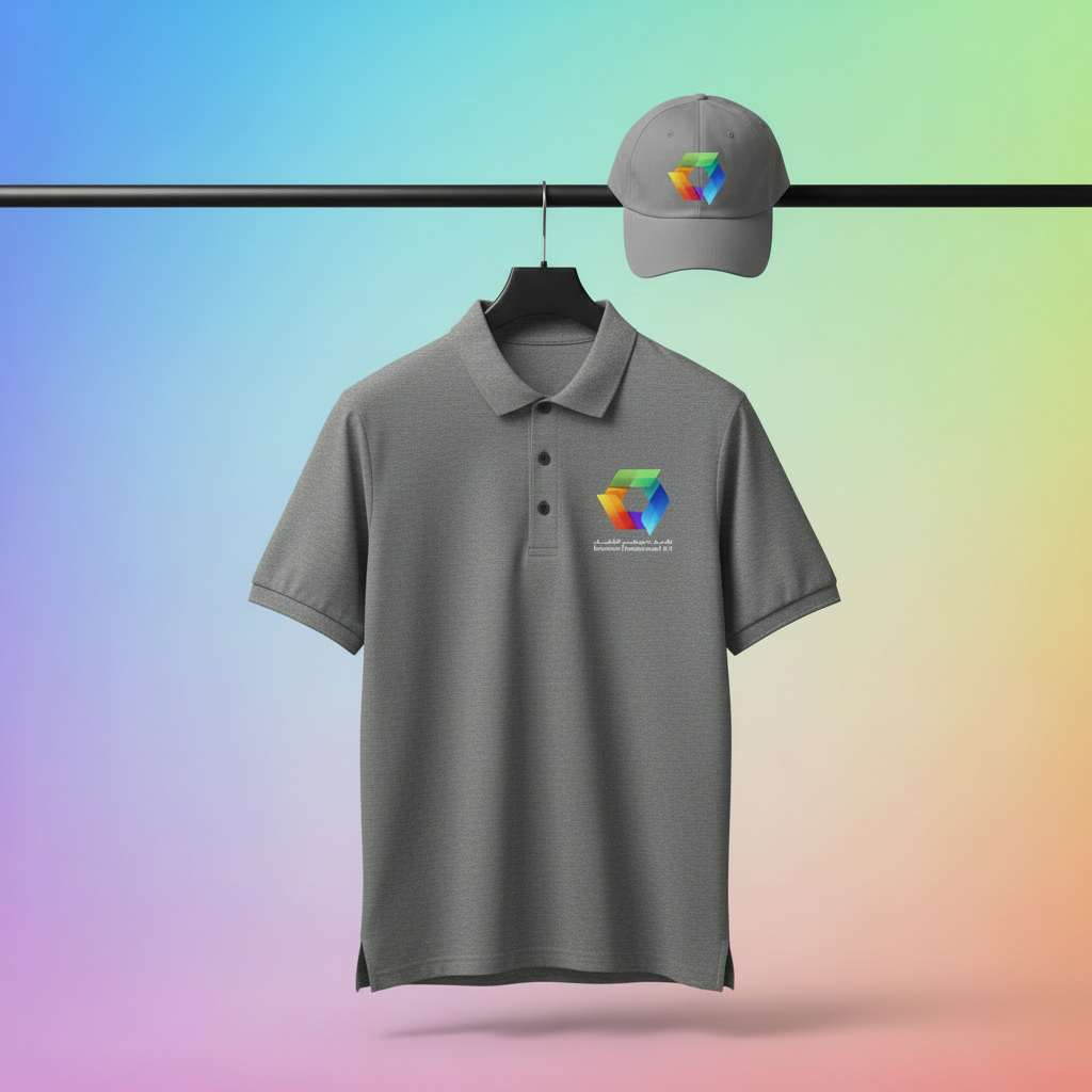 Grey Polo + Cap