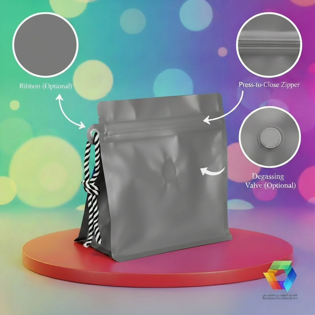 Grey Ribbon Pouch - BPA Theme