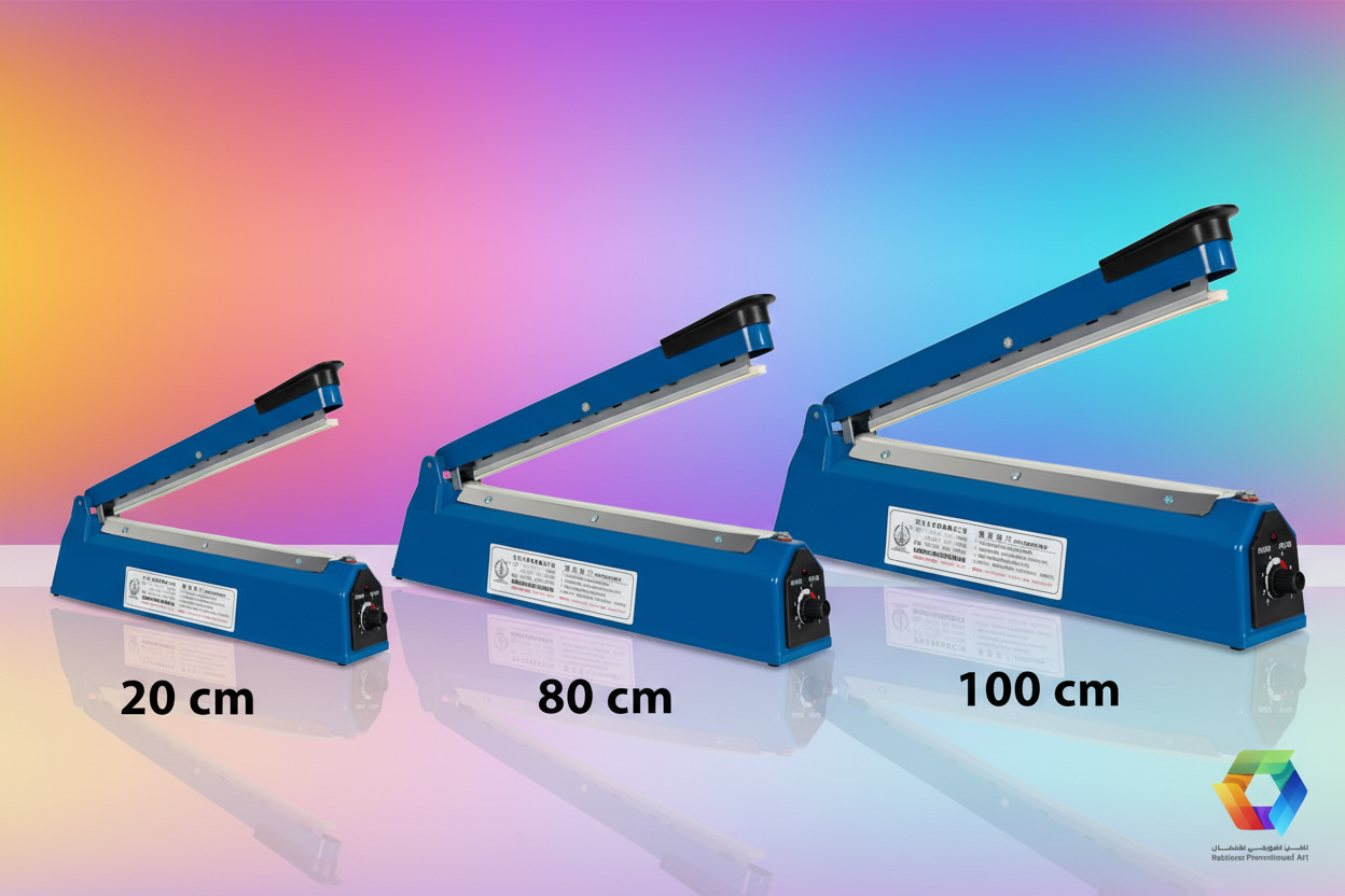 Hand Sealer Sizes - Side by Side