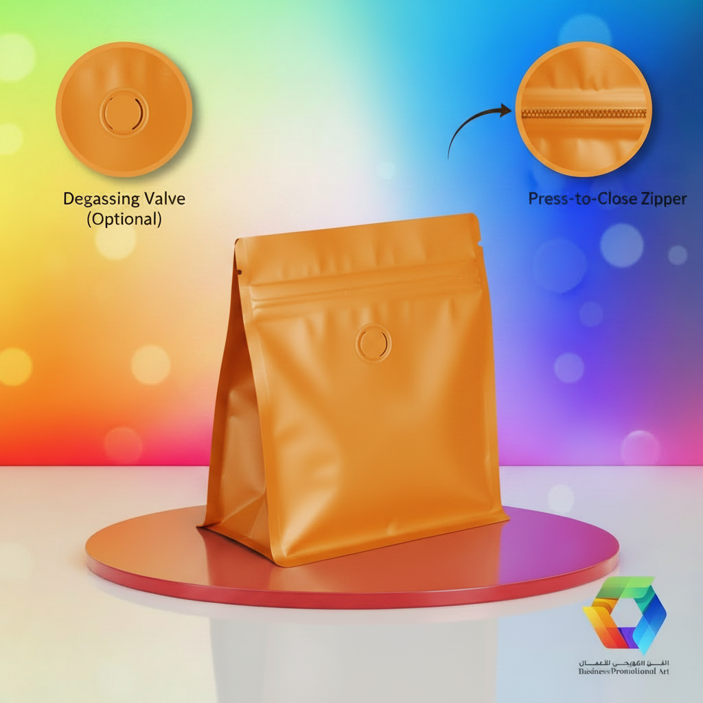 Orange Mini Pouch - Orange Circles