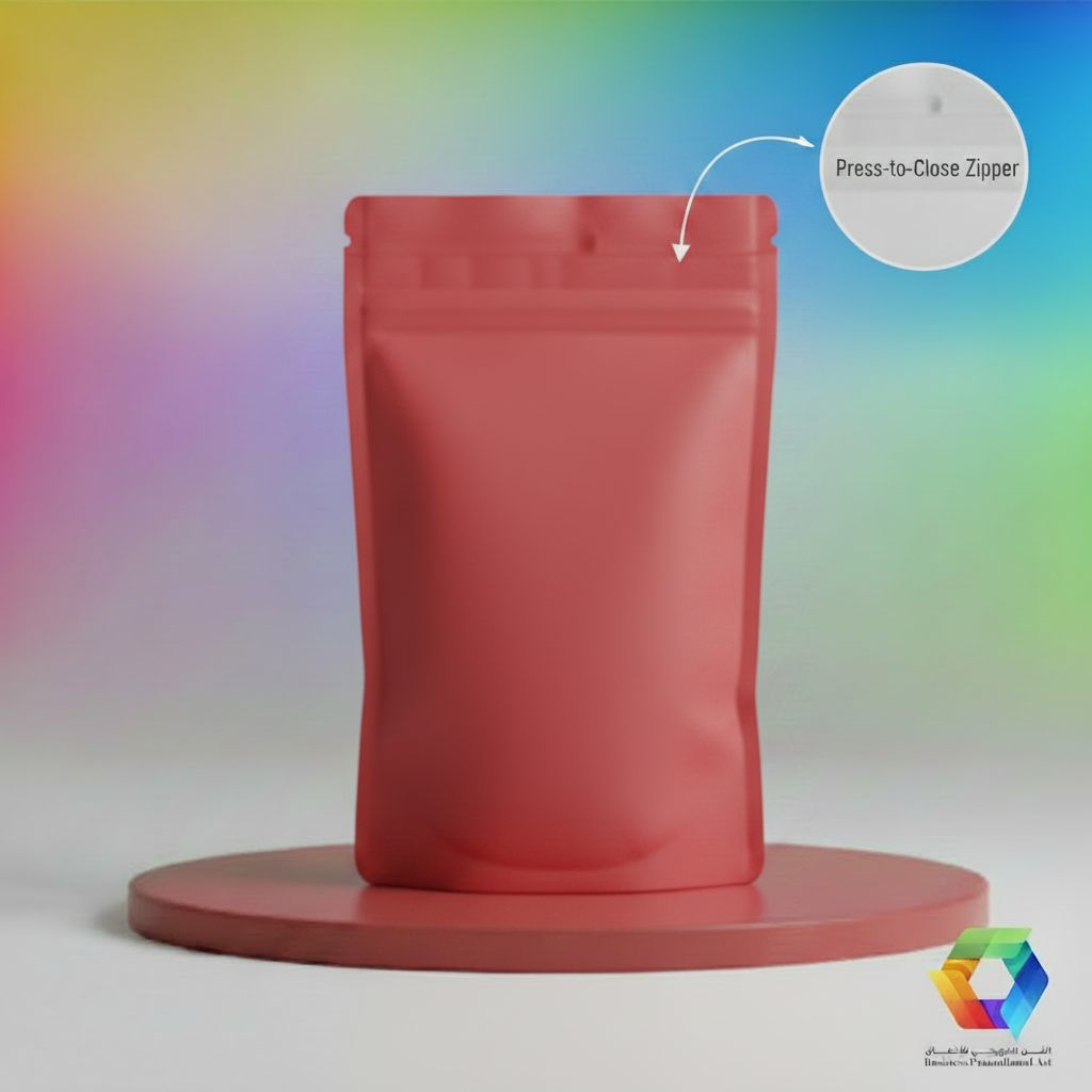 Red Doypack - Zipper Callout