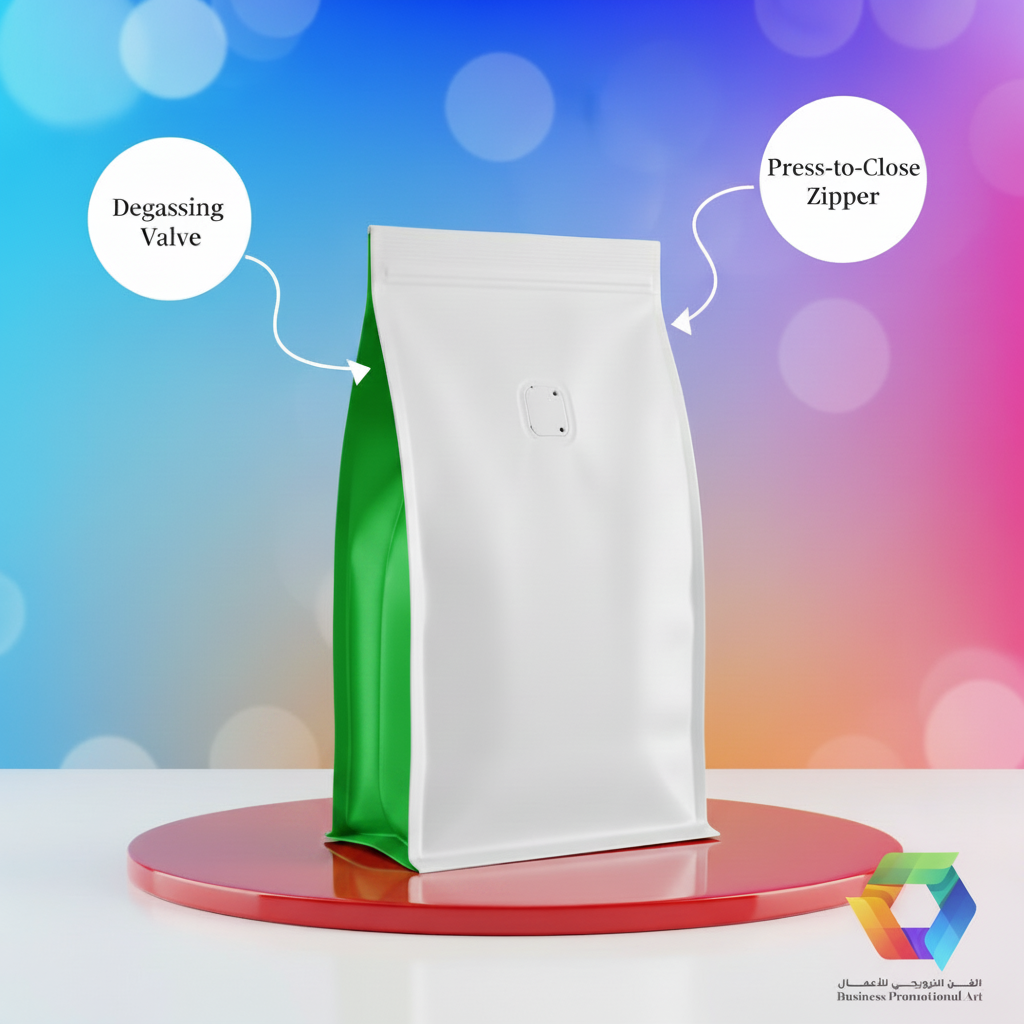 White Bag Green Gussets - BPA Theme