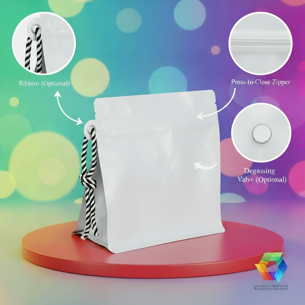 White Ribbon Pouch - BPA Theme