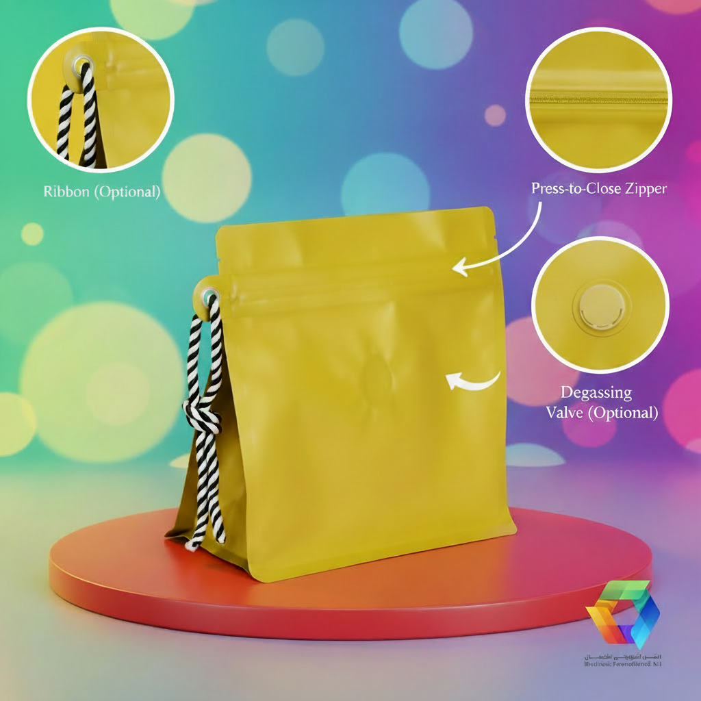 Yellow Ribbon Pouch - Valve Arrow Only