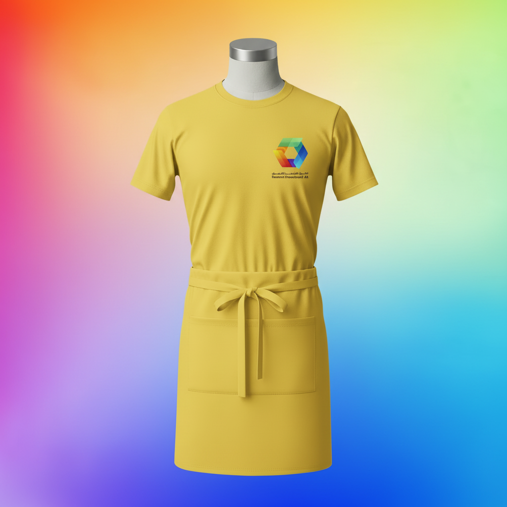 Yellow Waiter Uniform - Square